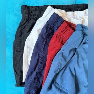 Black, White, Navy, Red, Blue- shorts set